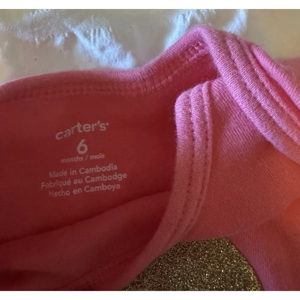 Carter's Baby Girl  Best Niece Ever Long Sleeve Bodysuit 6 Months‎